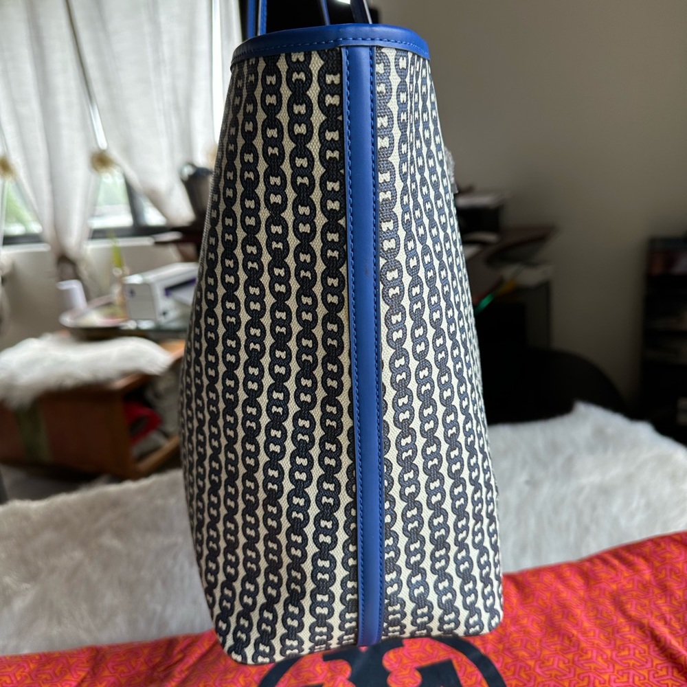 Tory Burch Blue Women's Tote Bag - Picture 6 of 13